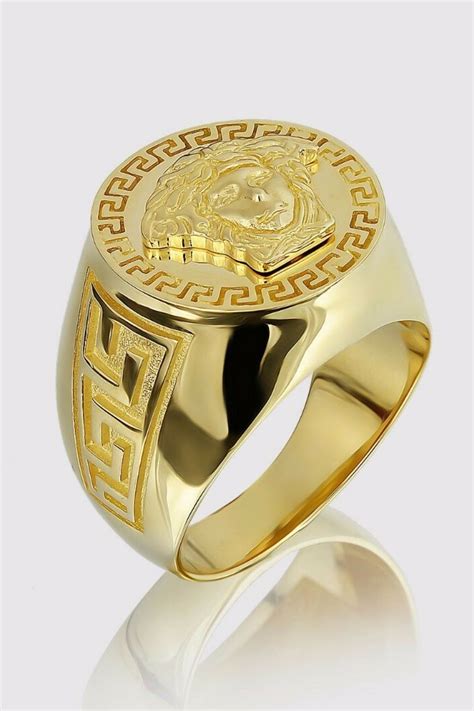 versace ring man|versace gold ring for men.